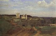 Corot Camille The castle of pierrefonds china oil painting reproduction